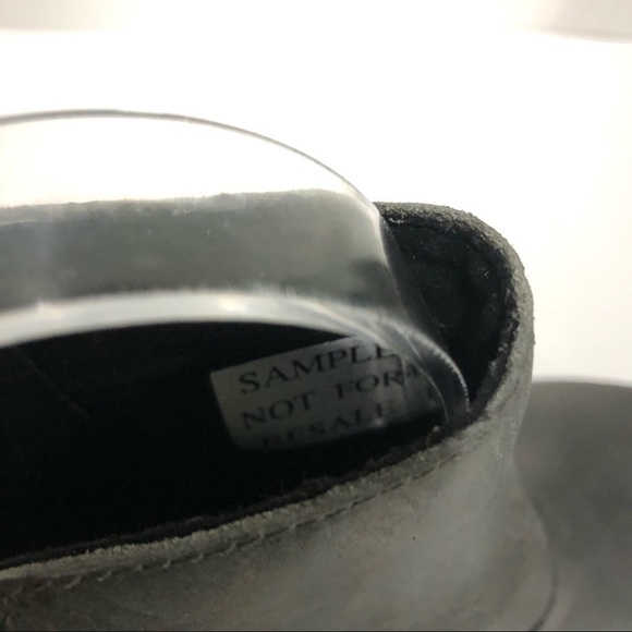 Sorel Boots Harlow Distressed Leather Waterproof Lug Sole Quarry Grey - Sz 7 - Picture 6 of 9